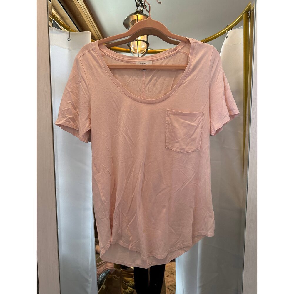 Babaton Pink Short Sleeve Tee Sz S